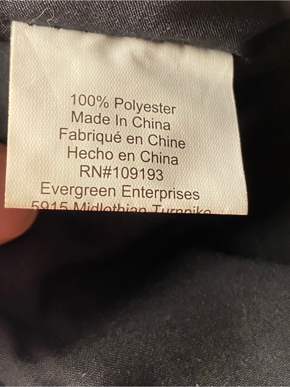 Tropical Leaf Print Cosmetic Bag Travel Makeup Pouch Black Tan - Picture 4 of 5